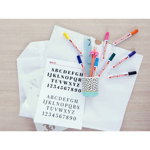 Marcatore permanente edding 3000 punta conica 1,5-3 mm nero E-3000 001